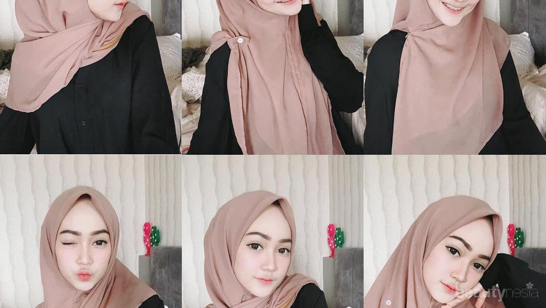 Cara Menggunakan Hijab Segi Empat Untuk Wisuda dengan Mudah